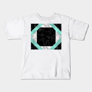 Mint marble XII Kids T-Shirt